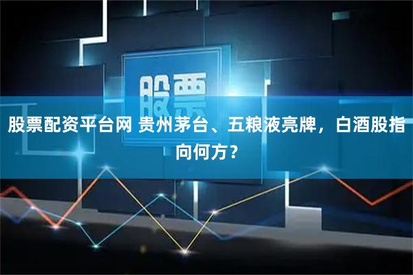 股票配资平台网 贵州茅台、五粮液亮牌，白酒股指向何方？